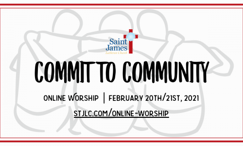 Online Worship – March 13th/14th, 2021